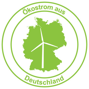 Ökostrom in Deutschland (grün)