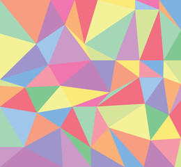 Abstract Pastel color lowpoly for background
