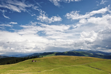Fototapeta na wymiar Beautiful mountain view in Rodnei mountains, Romania