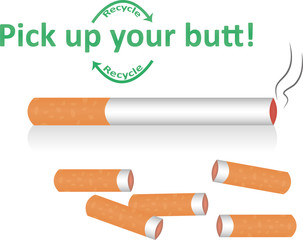 Pick up your Butt Poster