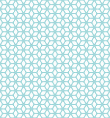 Abstract Retro Seamless Pattern Turquoise