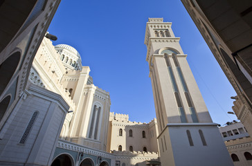 Libya,Tripoli,the Nasser mosque in the Colonial district - obrazy, fototapety, plakaty