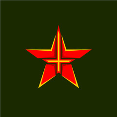 Military star symbol.