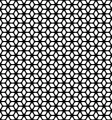 Abstract Retro Seamless Pattern Black © Jan Engel