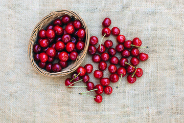 Red cherries