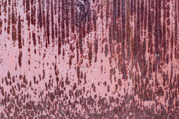 rusty metal wall texture