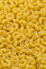 Dry macaroni pasta