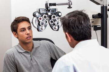 Patient listening to what the doctor says