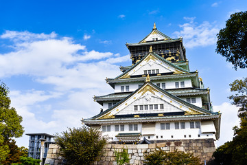 Osaka castle Japan 