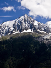 Monte Bianco e altre cime di montagna
