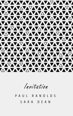 Vector minimal invitation card or ticket, monochrome geometric pattern templates. Ideal for Save The Date, tickets, anniversary date, birthday cards, invitations.
