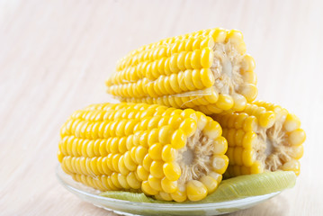 boiled corn