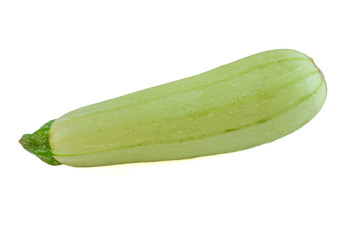 courgette zuchinni isolated on a white background