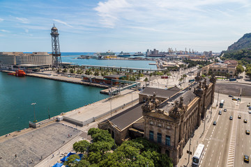 Port Vell in Barcelona, Spain