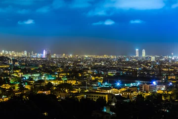 Fotobehang Panoramic view of Barcelona © Sergii Figurnyi
