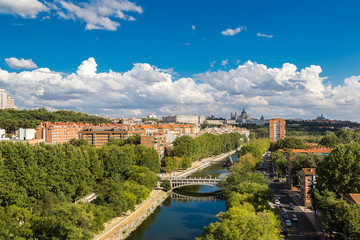Obraz premium Madrid cityscape