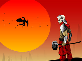 Obraz premium Ancient warrior image