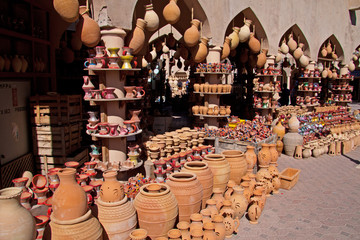 Basar in der Oasenstadt Nizwa im Oman