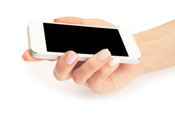 Smartphone  on white