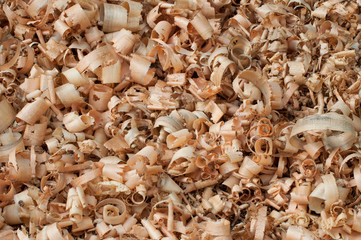 Texture of wood chips