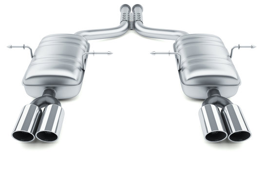 Exhaust pipes system