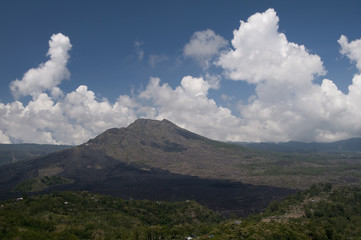 Fototapeta na wymiar Gunung Batur vulcano, Bali, Indonesia