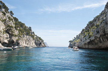 Fototapeta premium Calanques in der Nähe von Cassis, Frankreich
