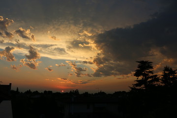 tramonto estivo