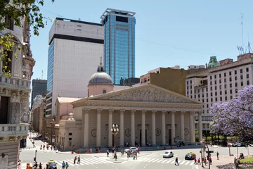 Fototapete Rund Kathedrale von Buenos Aires, Argentinien © Henrik Dolle