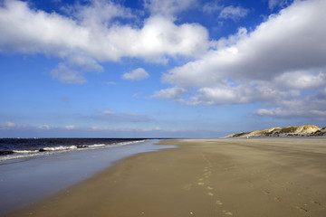 Fototapeta na wymiar beach Terschelling, The Netherlands