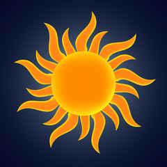Sun. Vector illustration. Eps 10