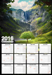 calendrier 2016 