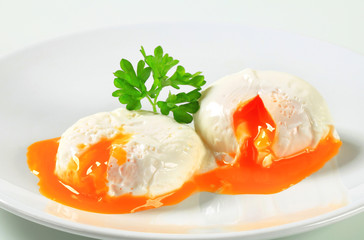 Poached eggs