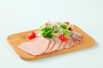 Sliced turkey breast