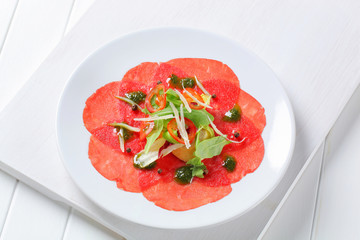 Beef Carpaccio