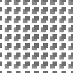 Geometrical pattern with gray and black squares