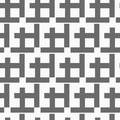 Monochrome pattern with black diagonal w shapes