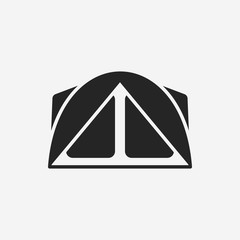 camping tent icon