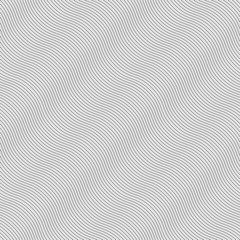 Monochrome pattern with light gray diagonal wavy guilloche textu - obrazy, fototapety, plakaty