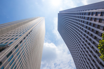 東京新宿の高層ビル