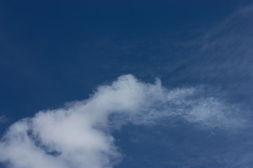 white fluffy clouds