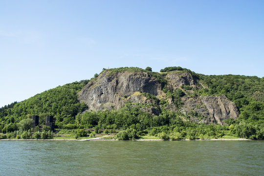 Erpeler Ley, Aussichtspunkt am Rhein, Deutschland