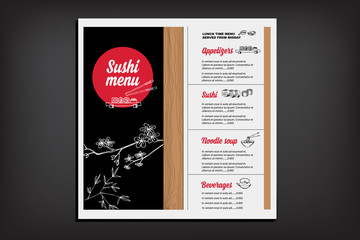 Restaurant cafe menu, template design.Vector illustration.