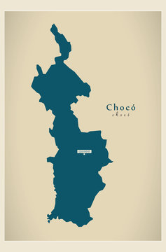 Modern Map - Choco CO