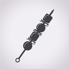 Shish kebab skewers Icon