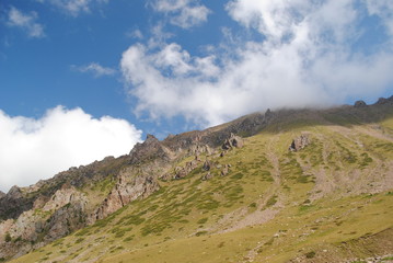 chimbulak mountains kazakhstan