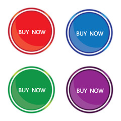 Four colored circular icons buy now