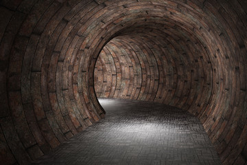 Obraz premium Tunel 3d