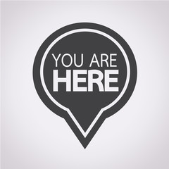 You are here icon
