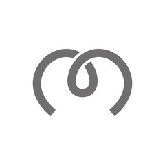Letter M Logo Concept Icon. Vector